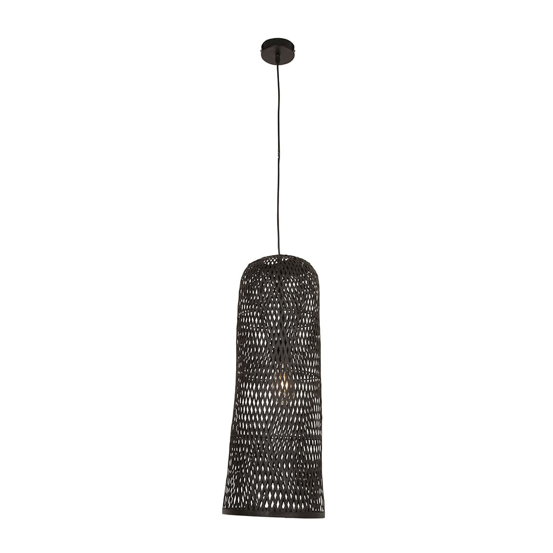 The Lighting Club Jellis Pendant Light - Woven Bamboo