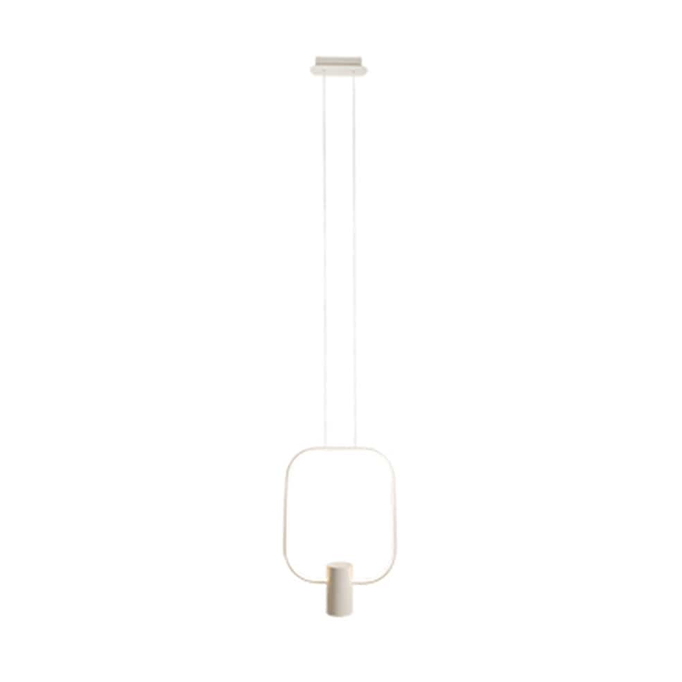 The Lighting Club Pendant Aurora Square LED Pendant Light | Black or White