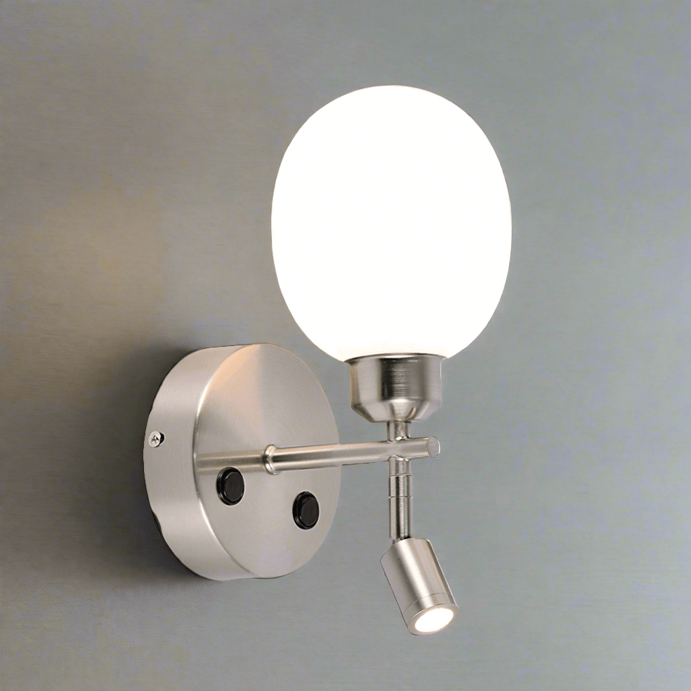 The Lighting Club Wall light Elle Reading Wall Light | Black, Satin or Antique