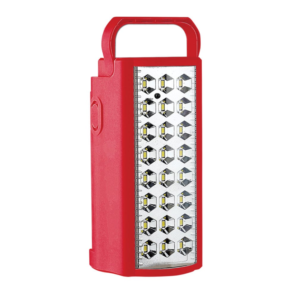 The Lighting Club Rechargeable Lamp Red Portable and Rechargeable Plastic Emergency Light | White or Red BULB LED 938 RED 6007226085600