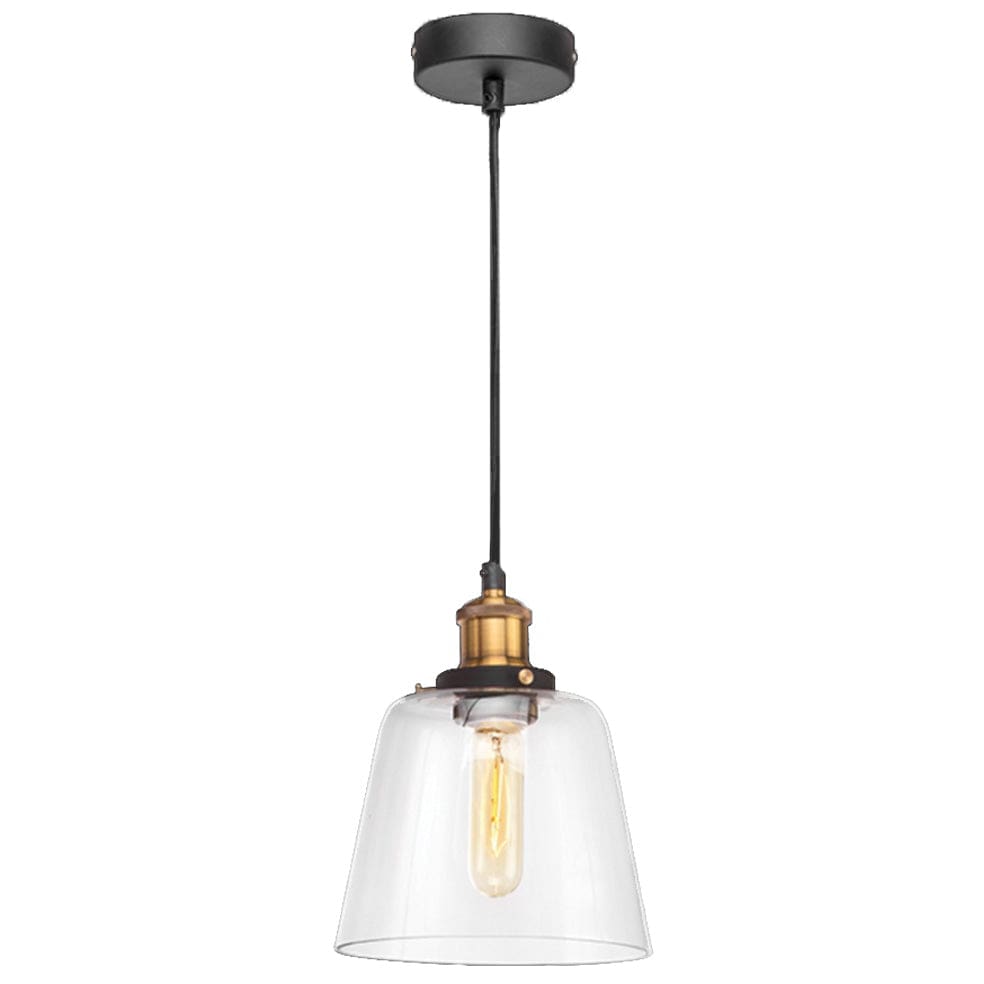 The Lighting Club pendant Antique Brass Pendant Light Glass CA-KLCH-3209