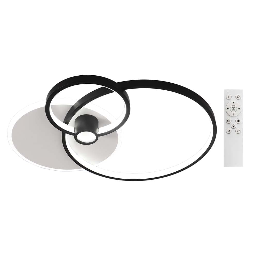 The Lighting Club Ceiling Light Equinox Dimmable Ceiling Light | Black and White CF277 BK/WH 6007226083774