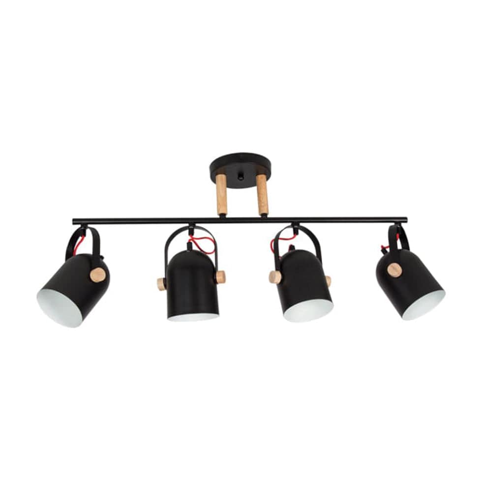 The Lighting Club Ceiling Light Ludolf Ceiling Light CH258/4 BLACK 633710851404