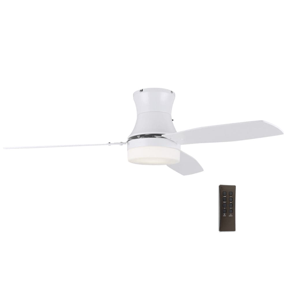 The Lighting Club Matrix Ceiling Fan White Including Remote Control FCF013 WHITE 6007226044836