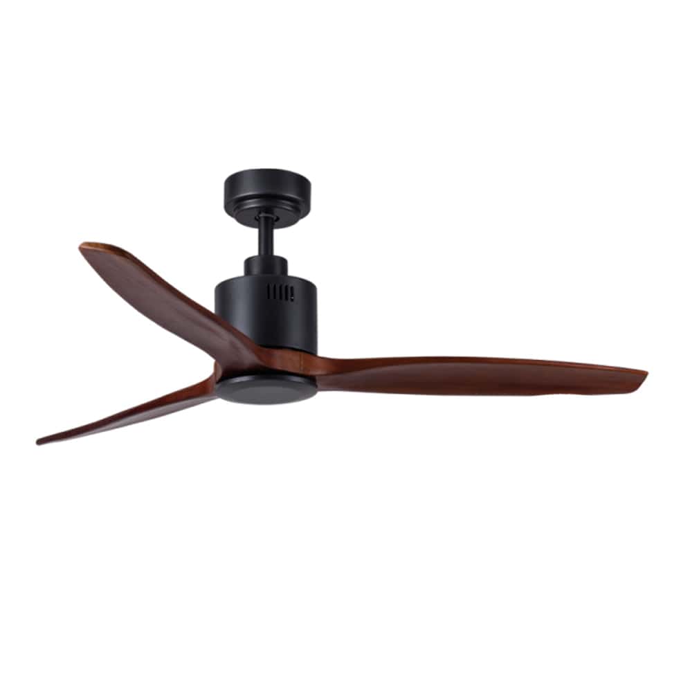 The Lighting Club Ceiling Fans Three Blade Fan Black and Natural FCF045 BLACK WOOD 6007226066982