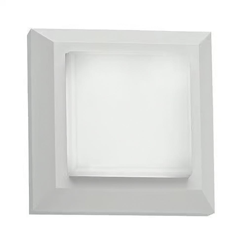 The Lighting Club footlight White LumaStep Square LED Footlight in Black | White FT021 WHITE 6007226063226