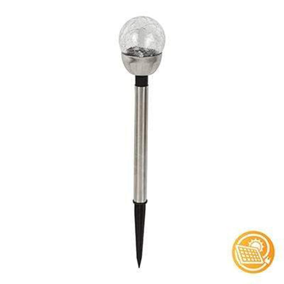 The Lighting Club Outdoor Mini Crackle Ball Solar Garden Light H196