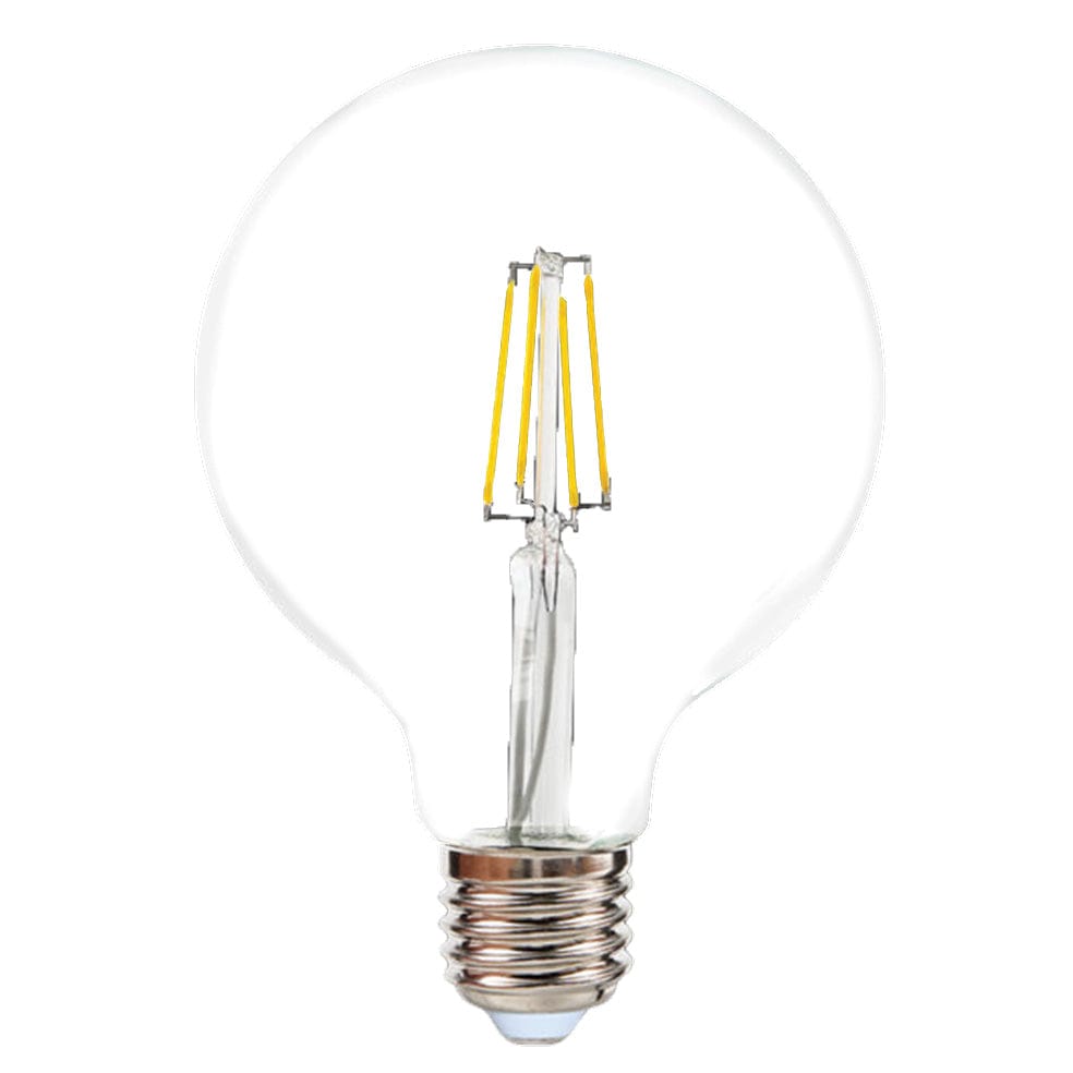 The Lighting Club Lighting Natural White G125 Ball Light Bulb E27 - LED Warm White or Natural White HX-LG125-8W/NW