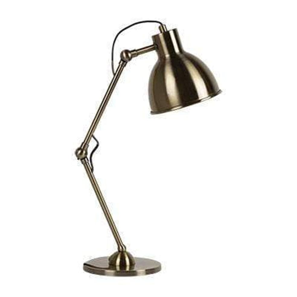The Lighting Club table lamp Antique Bronze Shala Metal Table Lamp White | Bronze JF416-ABZ 6009509988530