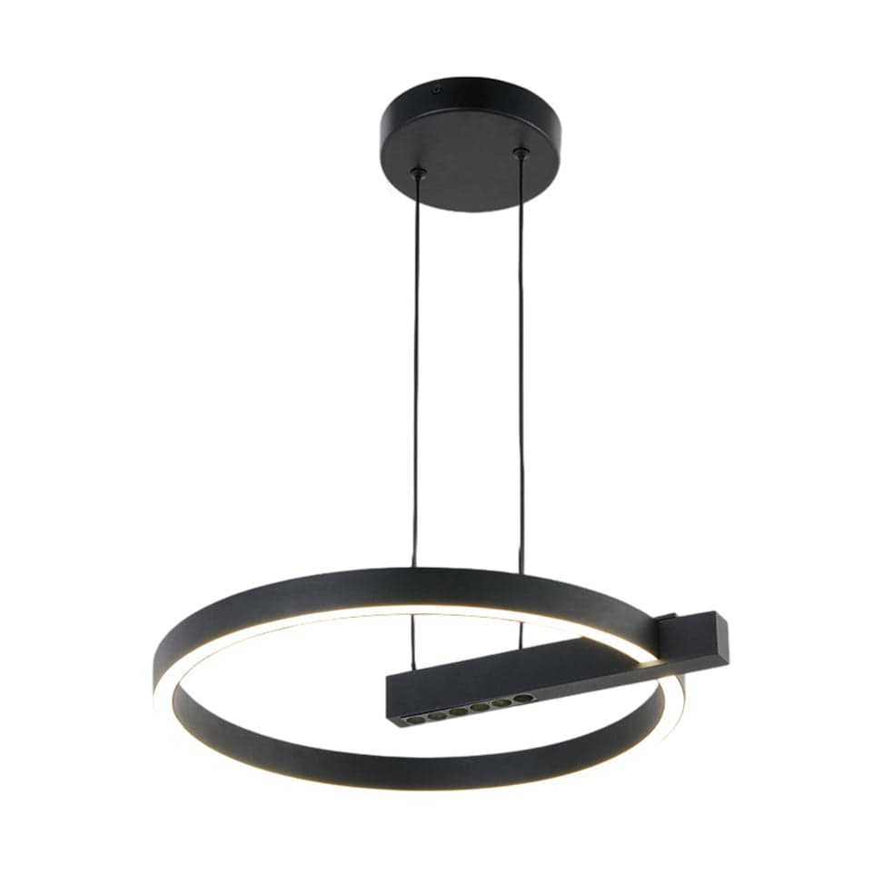 The Lighting Club pendant light Black Astra Halo LED Pendant Light – Gold | Black K-LED-23039/BL