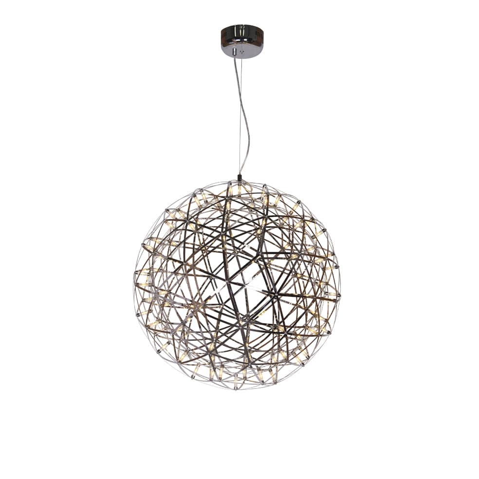 The Lighting Club Pendant Lights Medium / Natural White 4000k Deathstar LED Stainless Steel Pendant Light | 4 Sizes K-LED-9027M/NW