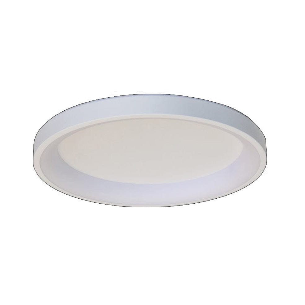 The Lighting Club White / Medium Venus Round Ceiling Light Fitting - Metal & Acrylic KLC-LED1-50/WH