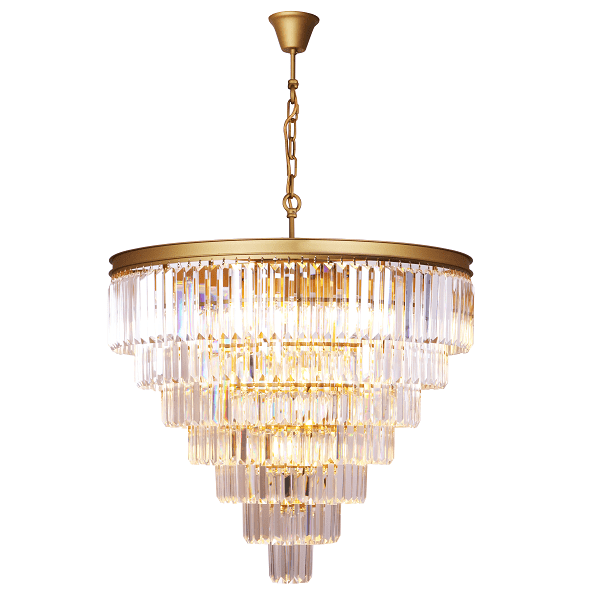 The Lighting Club Gold Large Palace Crystal Chandelier