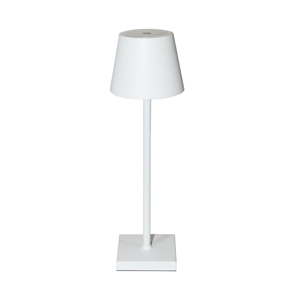 The Lighting Club Table Lamp White Wendy Rechargeable Table Lamp in Black | White KLT-013/WH