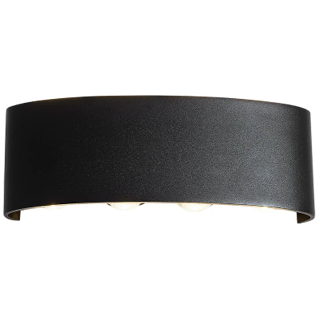 The Lighting Club wall light 8 Bulb Nesting Beam LED Wall Lights - 4 Sizes L248 BLACK 6007226075052