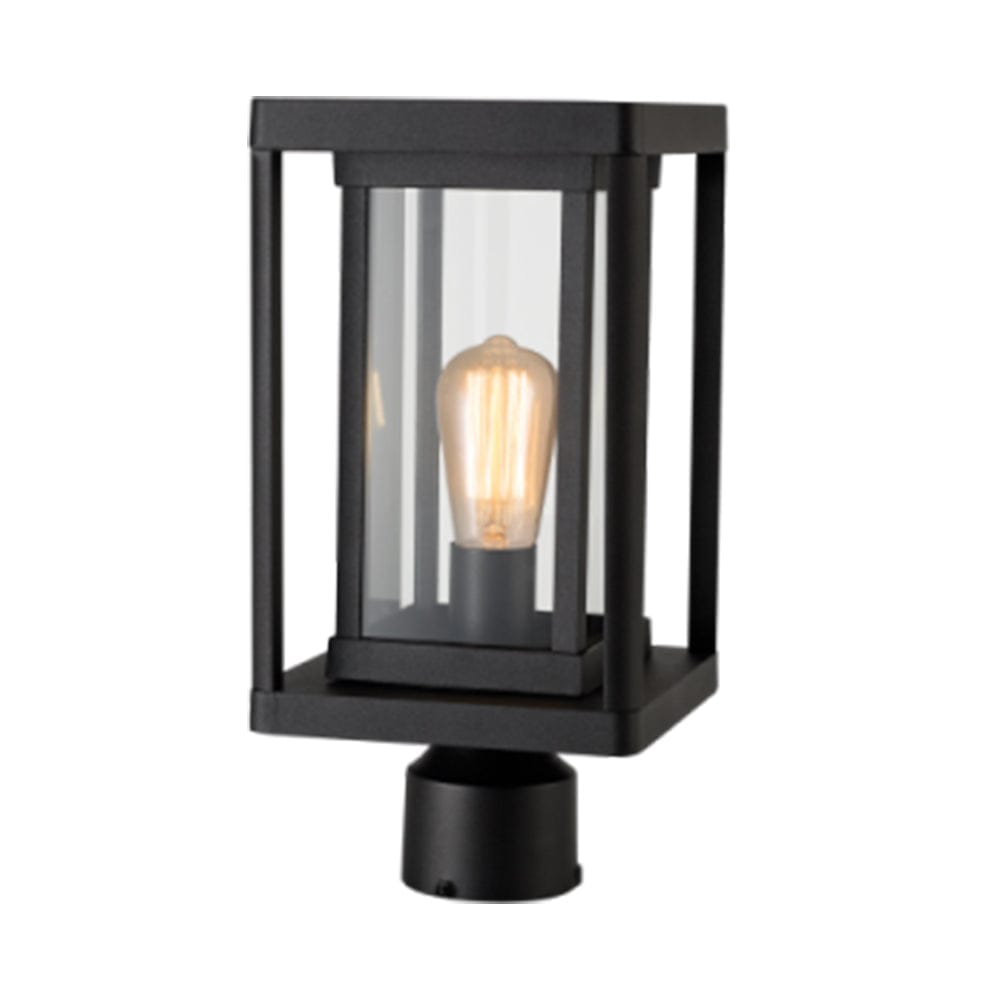 The Lighting Club Outdoor Light Cisa Aluminium and Glass Outdoor Pole Lantern Black L511 BLACK 6007226072228