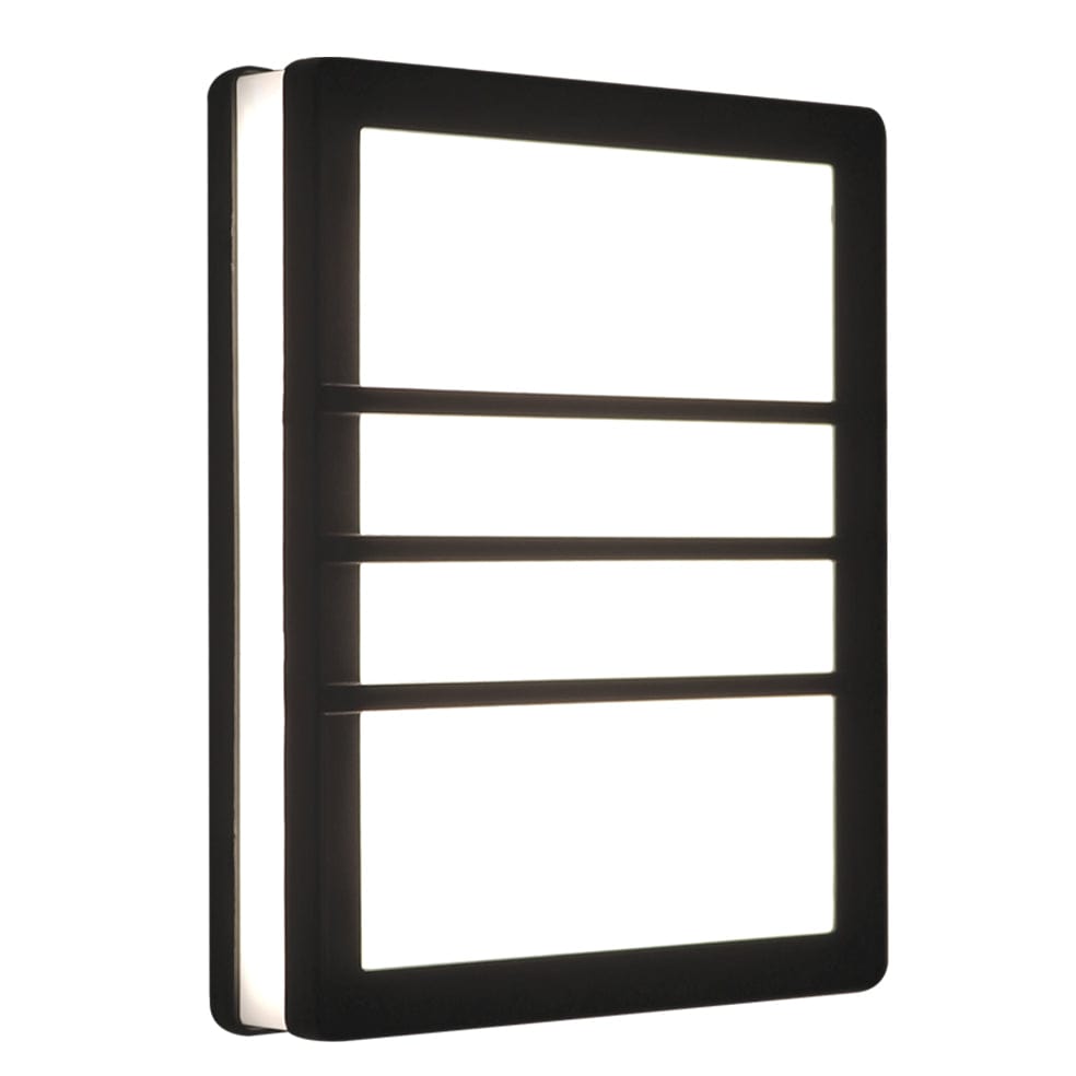 The Lighting Club Wall light Grid Maliha Plastic Wall Light | Plain or Grid L561 BLACK 6007226083651