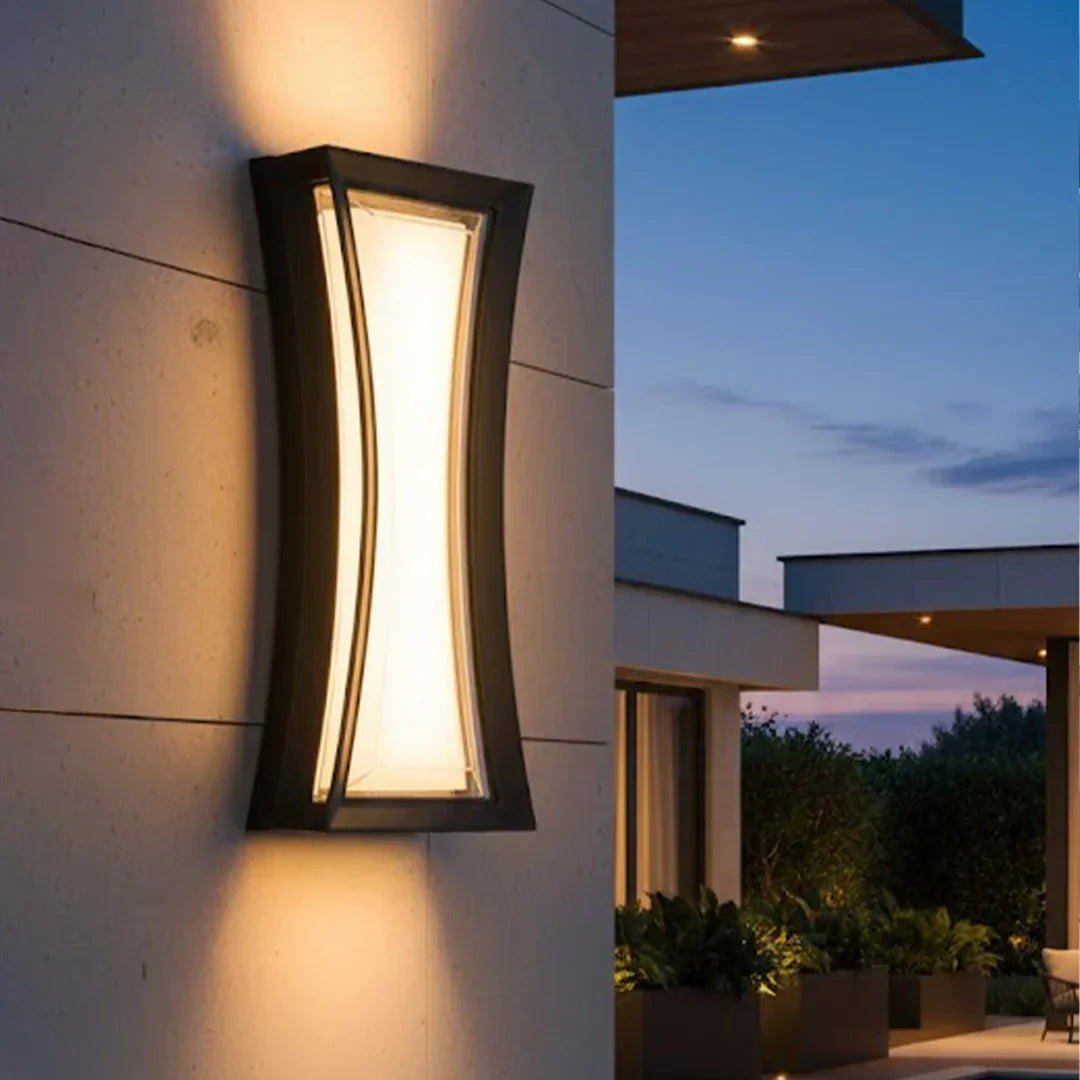 The Lighting Club LED wall light Apex LED Outdoor Wall Light - Black L639 BLACK 6007226090987