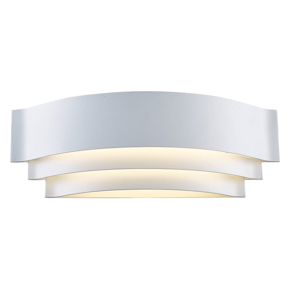 The Lighting Club Wall light Large Three Step Acrylic and Aluminium Wall Light | Medium or Large M-LED-1463L/WH