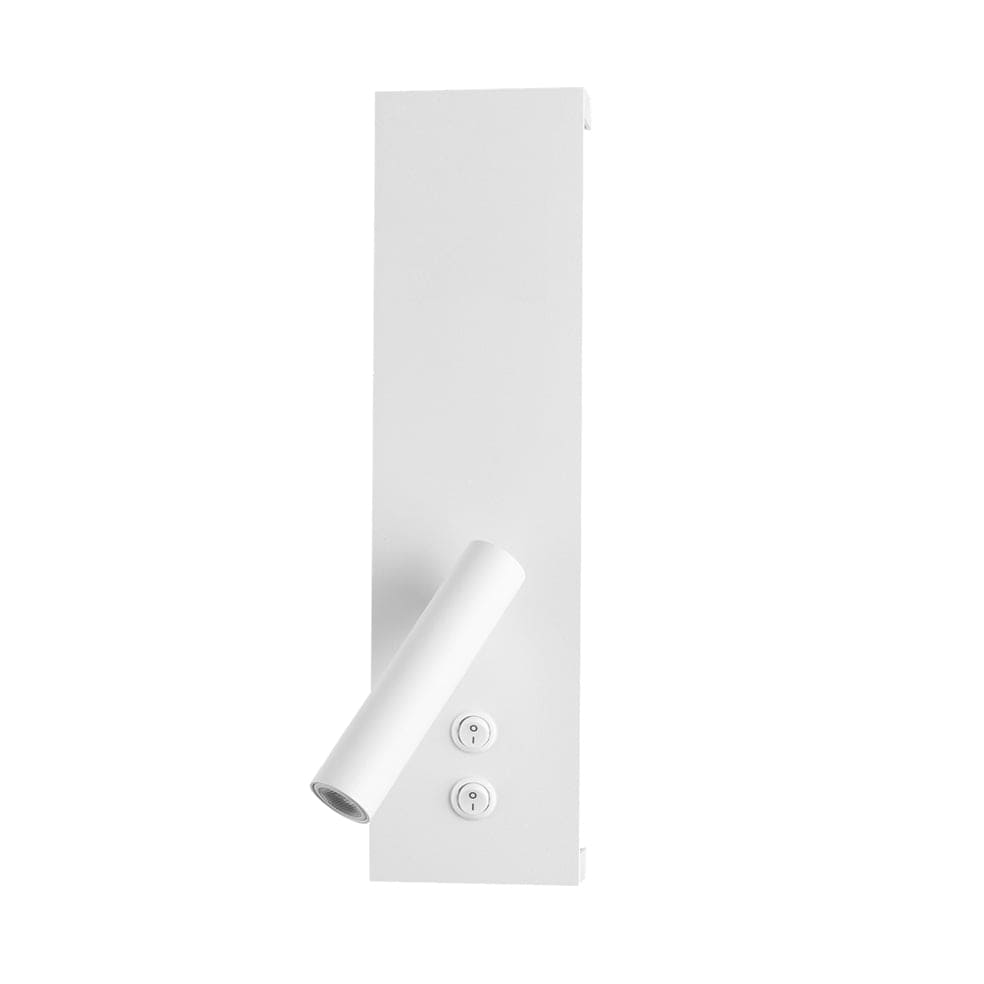 The Lighting Club Wall Light White LED Reading Wall Light Black | White MB-210/WH