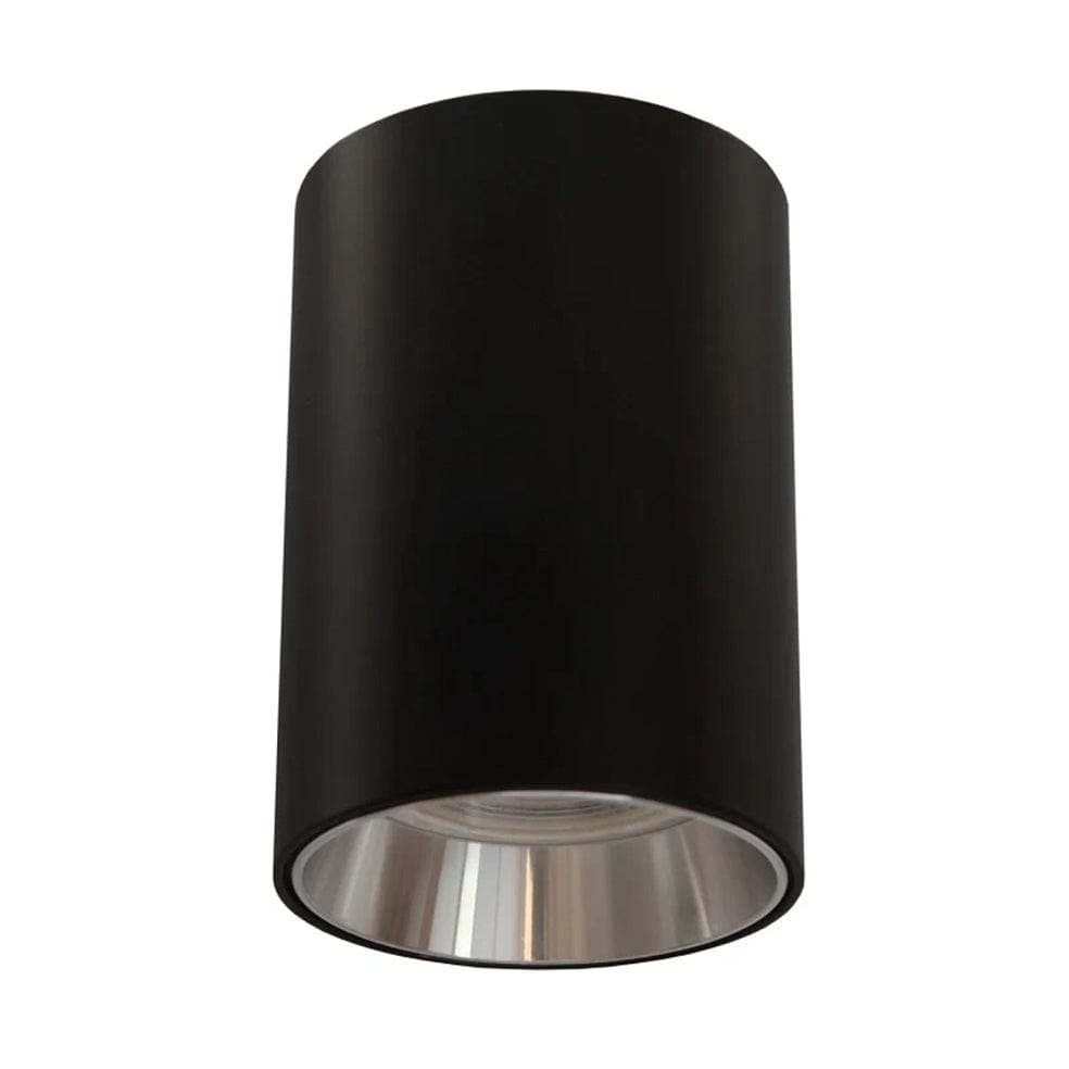 The Lighting Club DOWNLIGHTS Black & Silver Inner Polly Aluminium Downlight Black | Gold | Silver O-KLS-5180/BL | O-KLS-RING/AL