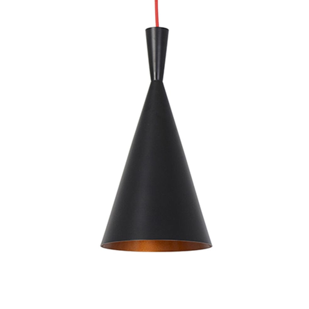 The Lighting Club Pendant Black Industria Aluminium Pendant Light White | Black P442BG 6007328358190