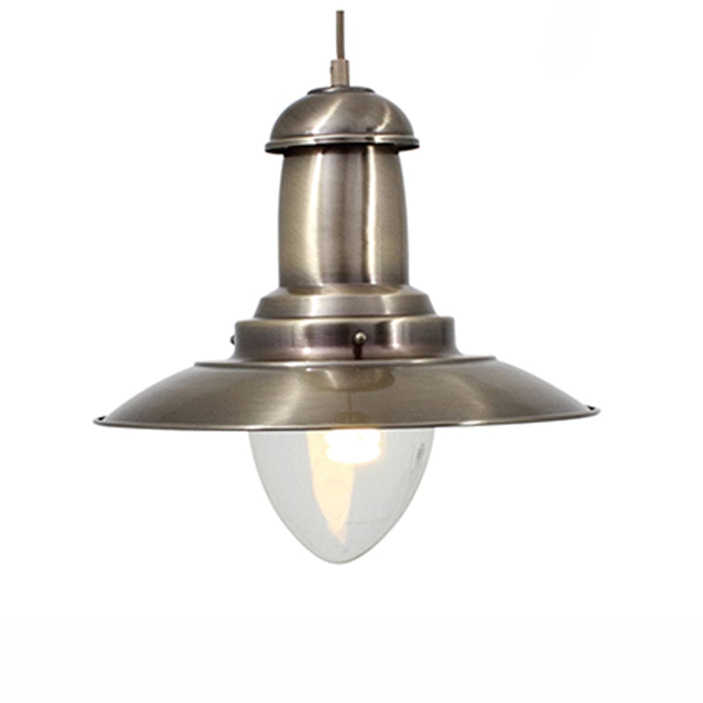 The Lighting Club Pendant Lights Fishermans Hat Metal Pendant Light Brass P64ABR 6007328018261