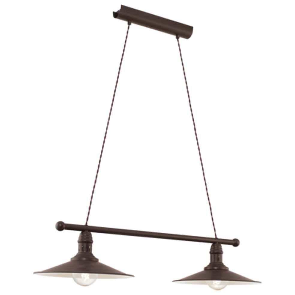 The Lighting Club Pendant Oxford Antique Pendant 2 Light P694 9002759494575