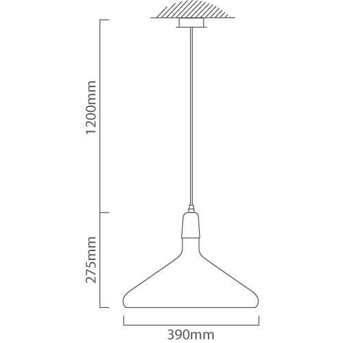 The Lighting Club Pendant Aurelia Saucer Pendant
