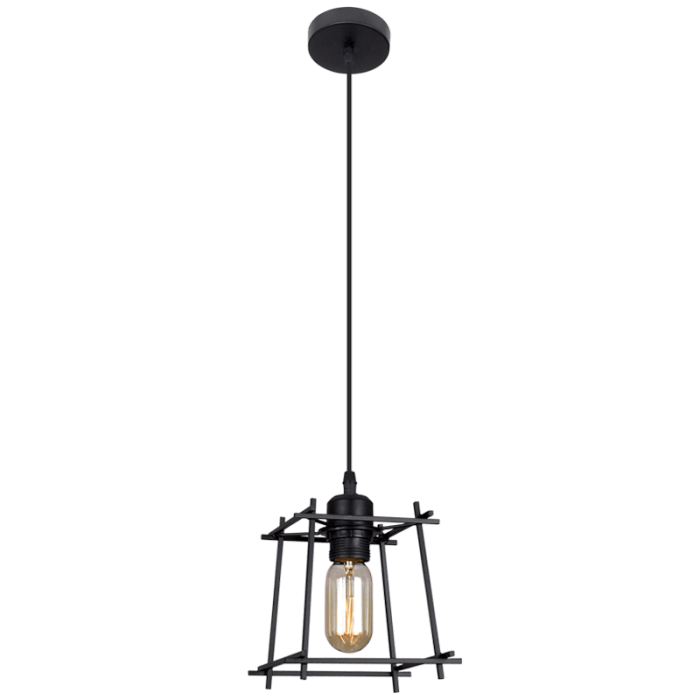 The Lighting Club Pendant Stix Metal Pendant PEN306 BLACK 6007226063660