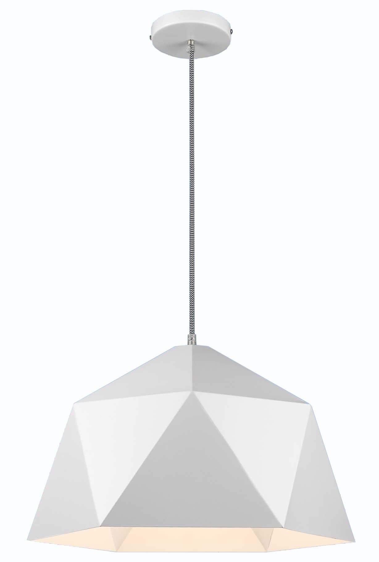 The Lighting Club Black Geo Triangle Pendant