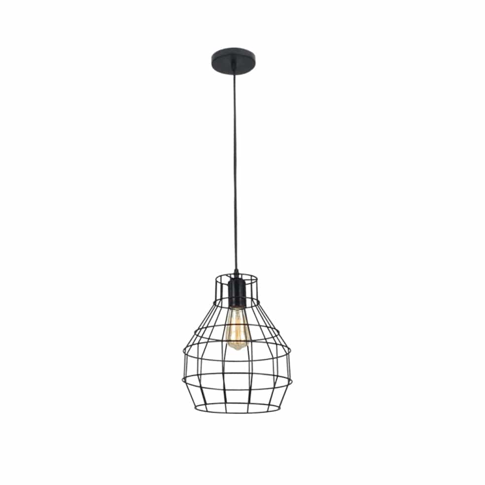 The Lighting Club Pendant Wire Cone Pendant Light Black PEN750/1 BLACK 6007226062953