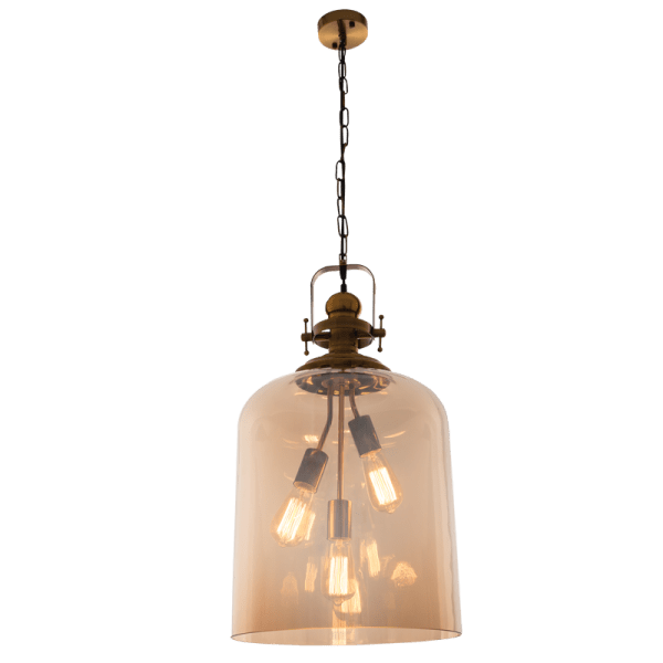 The Lighting Club Pendant Grand Pendant with Amber Glass PEN761 AMBER 6007226071955