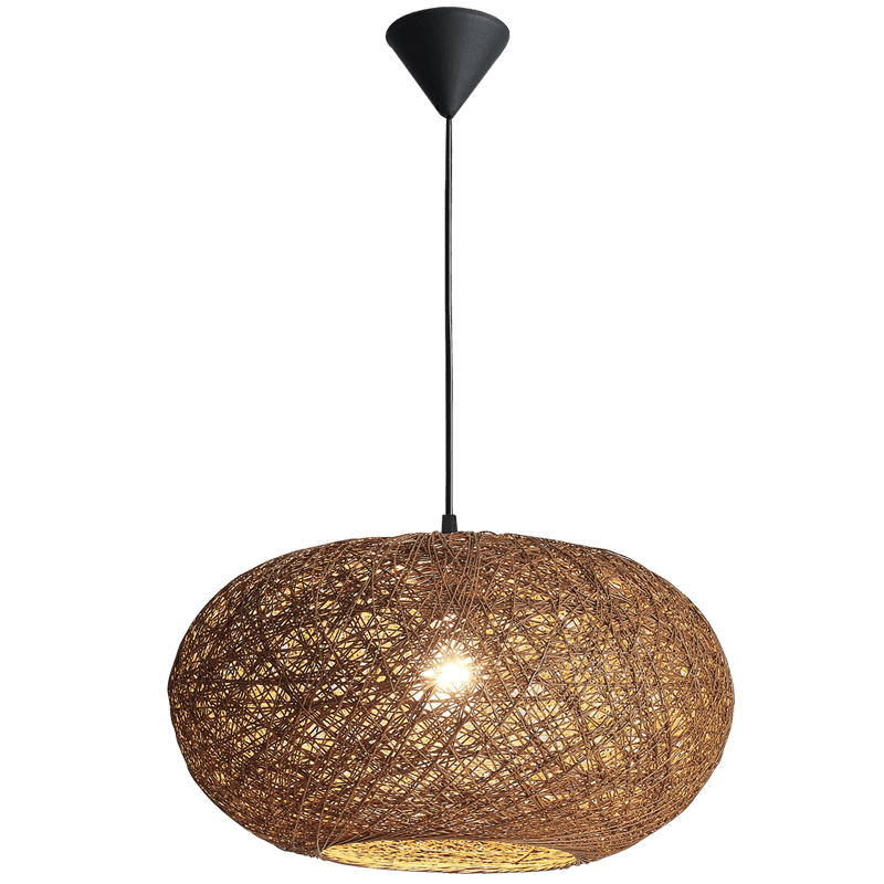 The Lighting Club Pendant Brown Twine Pendant Large