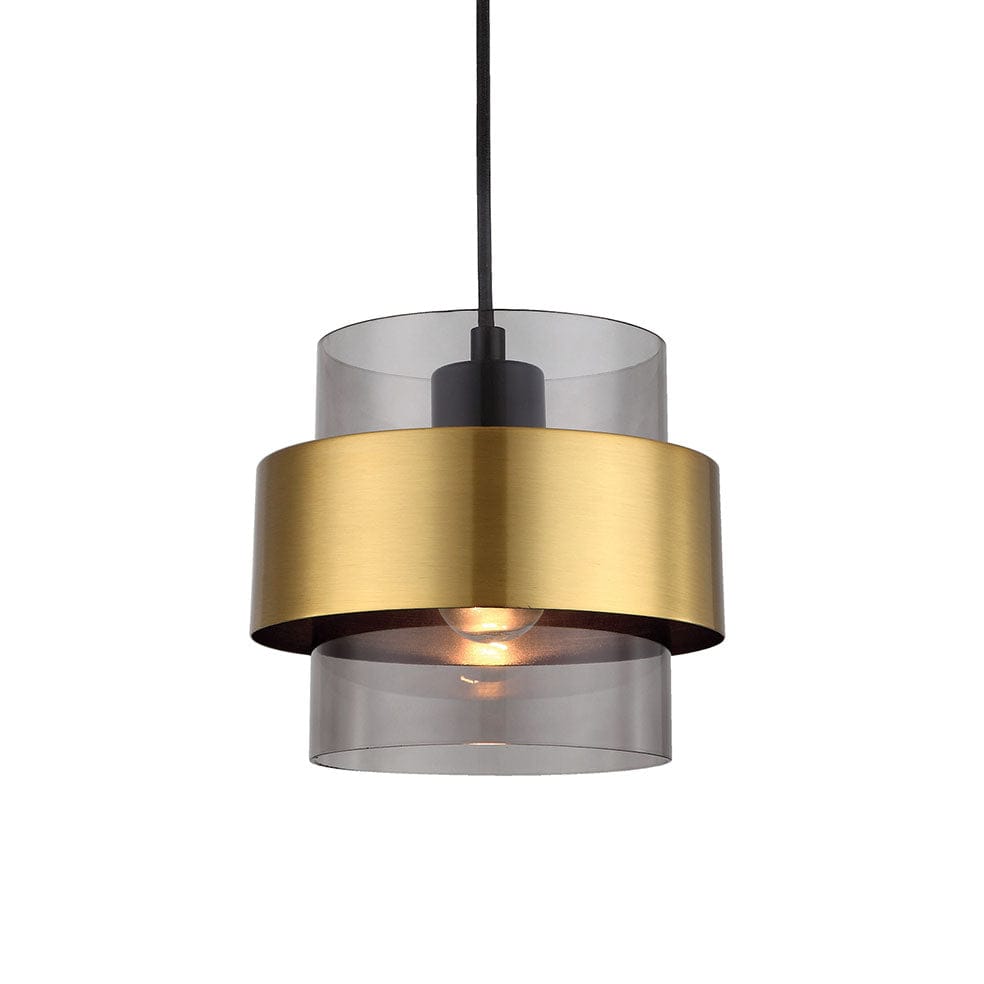The Lighting Club Pendant Chloe Pendant Light | Gold and Smoke PEN856 GOLD 6007226084597