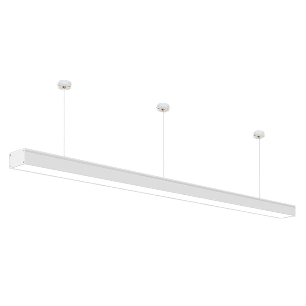 The Lighting Club Pendant White / Large Suspended LED Pendant Light | Black or White, 2 Sizes PEN869/72 WHITE