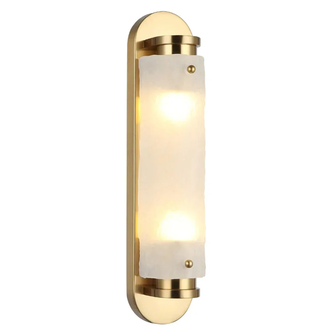 The Lighting Club Wall Light Everest Gold Wall Light – Frosted Glass RG10597