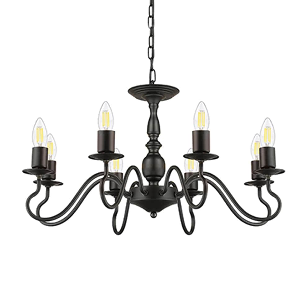 The Lighting Club Chandelier Alexandra Metal Chandelier Light Black RP186 6009513084952