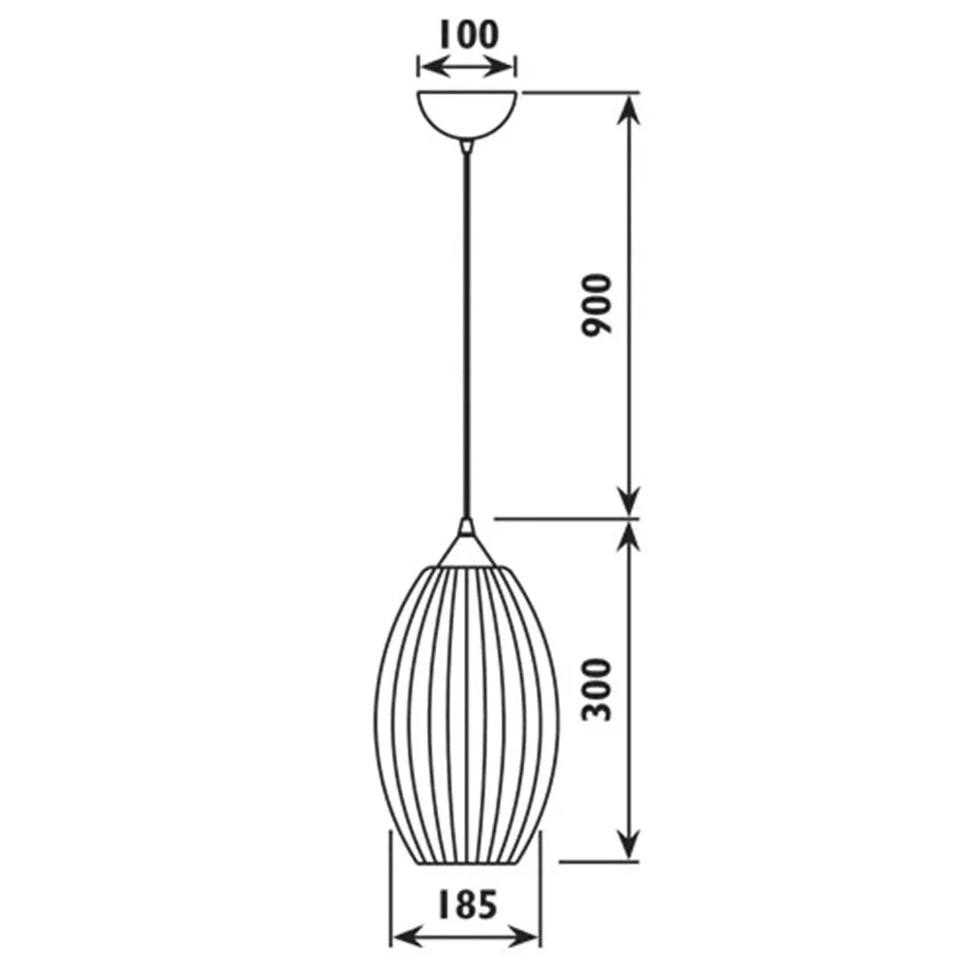 The Lighting Club pendant light Celeste White Opal Glass Pendant Light RP334 6009509918261