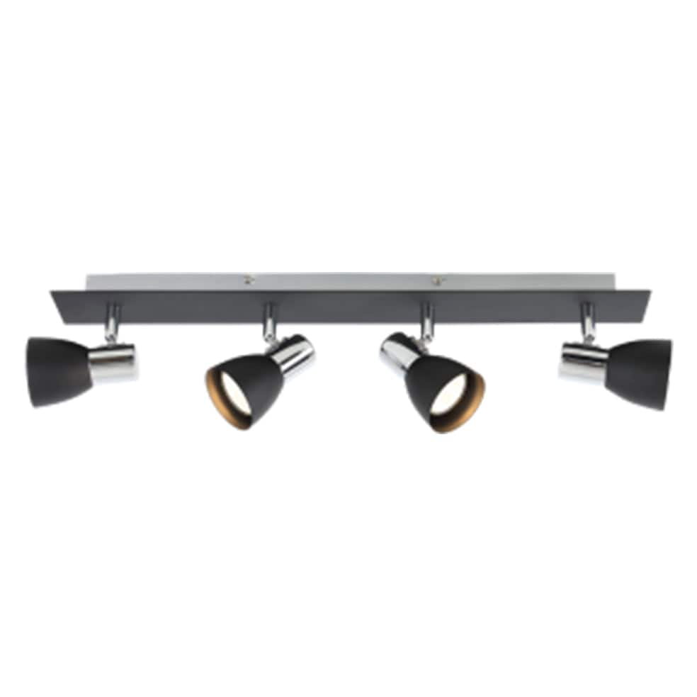 The Lighting Club Spotlight Loretta Ceiling 4 Spotlight | Black and Chrome S056/4 BLACK 6007226056778