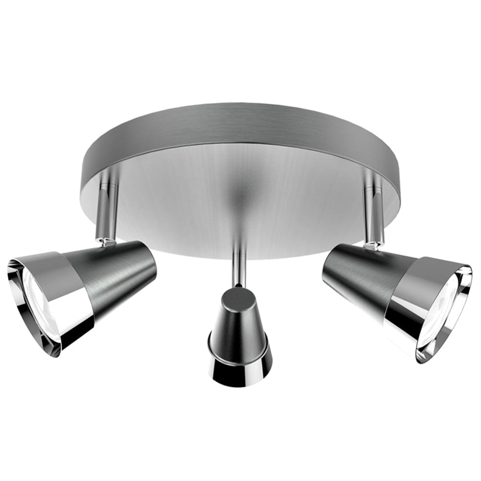 The Lighting Club Spotlight Triple/3 Lampada Satin Chrome Spotlights (1 - 3) S171/3 SATIN 6007226081190