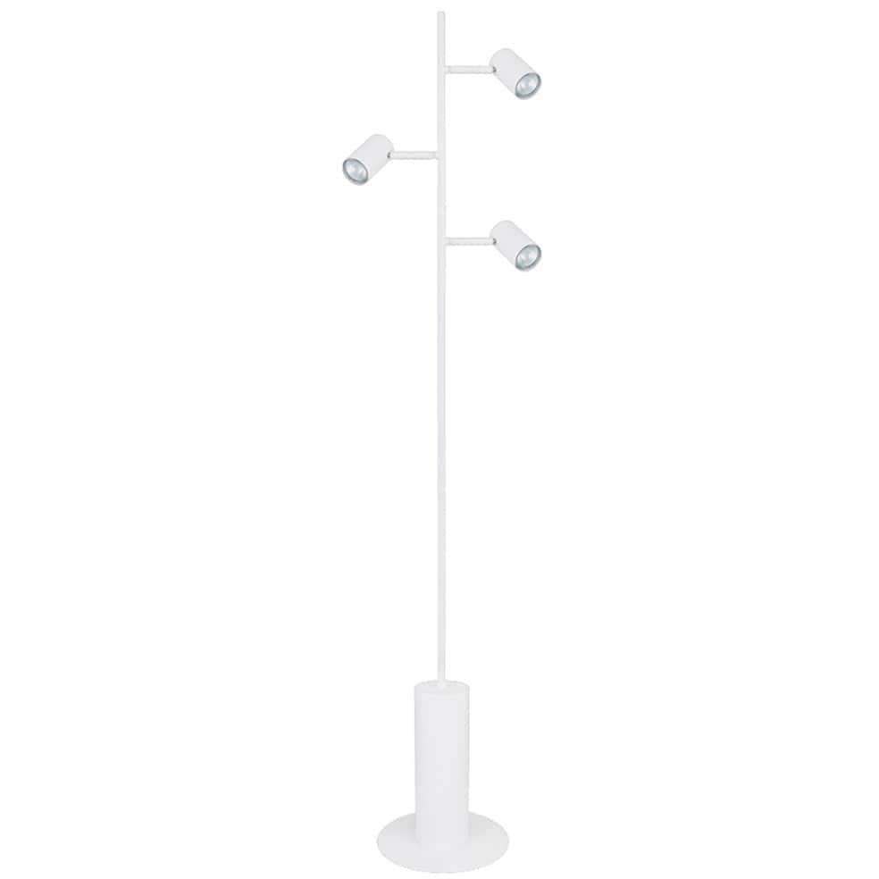 The Lighting Club Lighting White Triola Floor Lamp Metal - Black or White SL406 WHITE 6007226078435