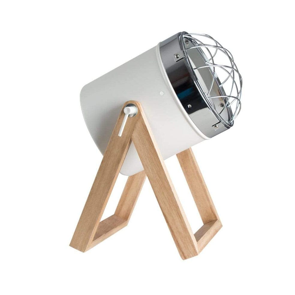 The Lighting Club lighting White Spot Table Lamp Metal and Wood TL195 WHITE 6007226069105
