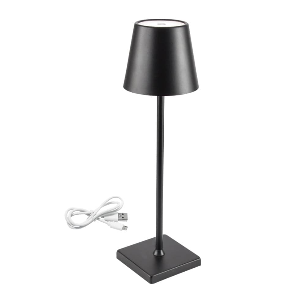 The Lighting Club table lamp Black Hailey Rechargeable Metal Table Lamp TL665 BLACK 6007226082555