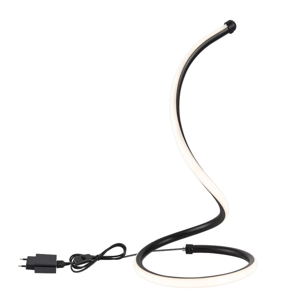 The Lighting Club table lamp Cobra Metal and Rubber LED Table Lamp TL672 BLACK 6007226082678