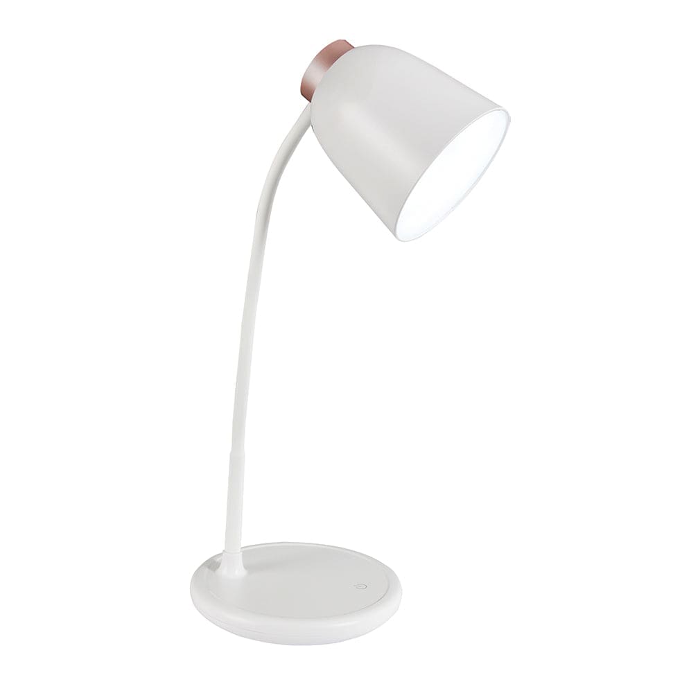 The Lighting Club table lamp White Larry LED Table Lamp - Rechargeable and Dimmable | Black or White TL689