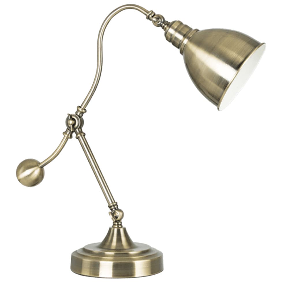 The Lighting Club table lamp Crescent Brass Table Lamp TL819 ANTIQUE 6007226071757