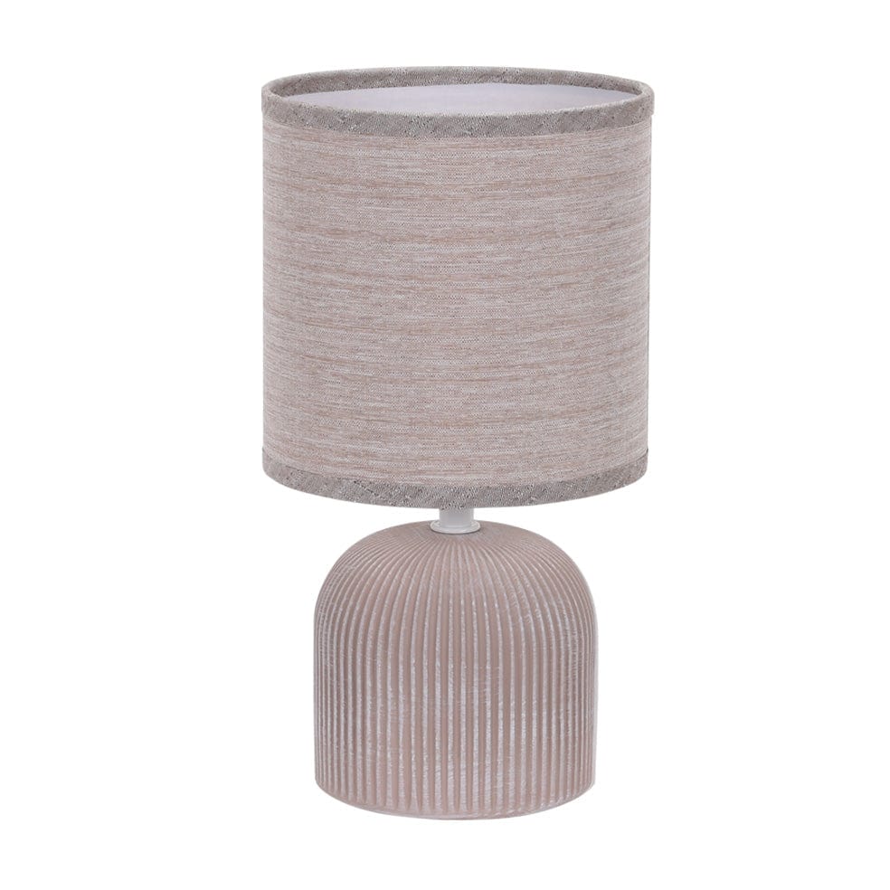 The Lighting Club Table Lamp Brown Solan Ceramic Table Lamp Beige | Grey | Brown TL830 BROWN 6007226086904