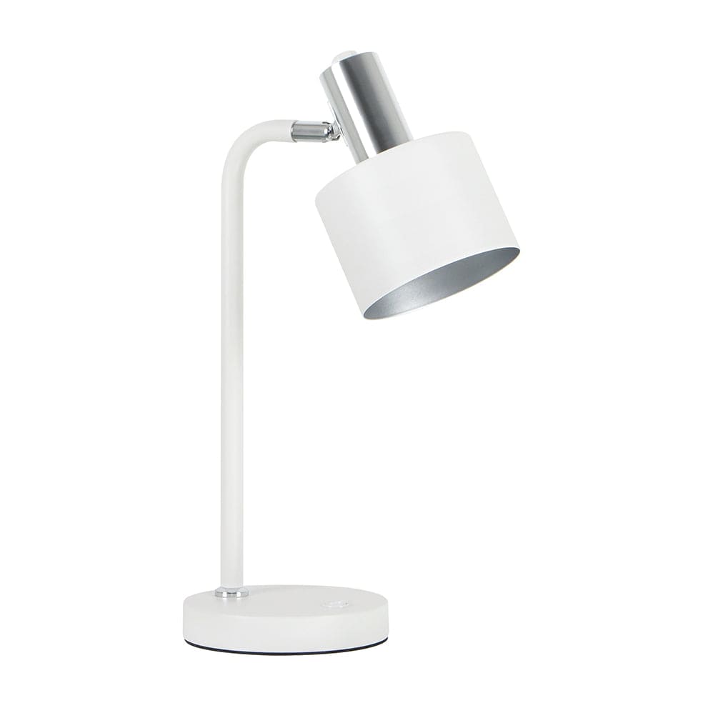 The Lighting Club Table Lamp White Konan Metal Table Lamp Black | White TL847 WHITE 6007226088151