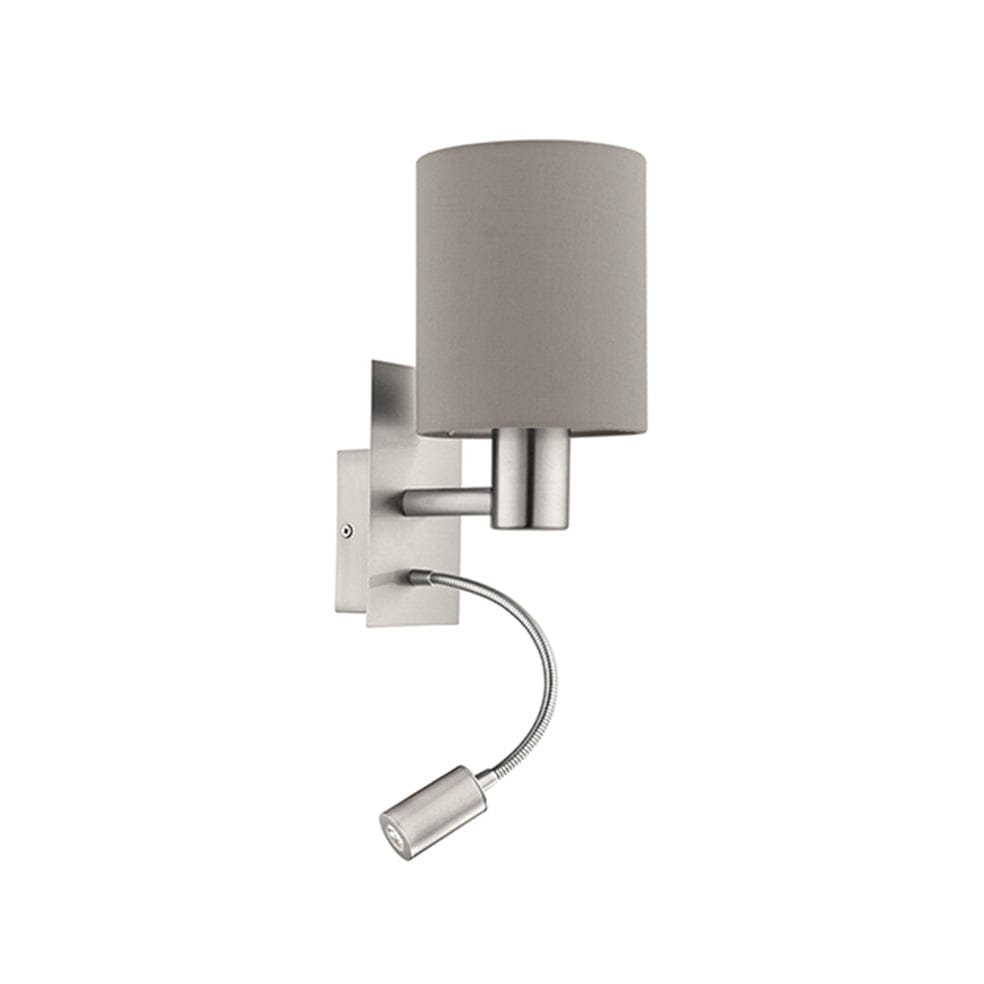 The Lighting Club Wall light Taupe Pasteri Metal Reading Wall Light White | Taupe W353T 9002759964788